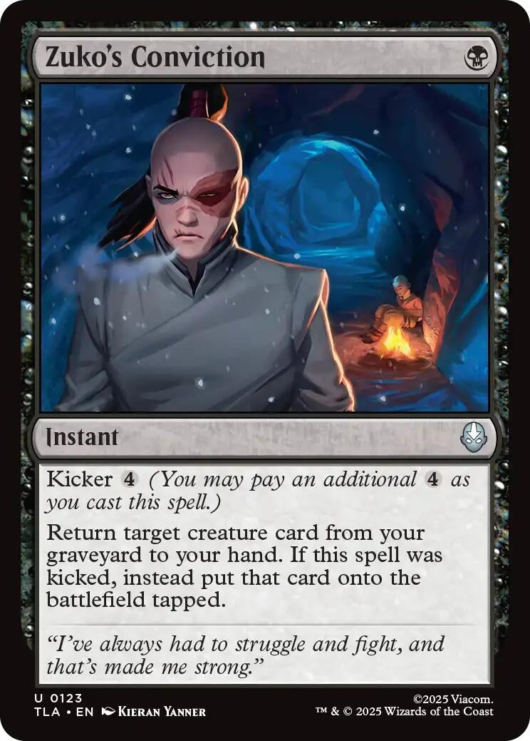 Image for Zuko's Conviction (Avatar: The Last Airbender) (123) - Magic: The Gathering