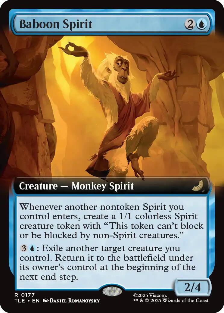 Image for Baboon Spirit (Extended Art) (Avatar: The Last Airbender: Eternal-Legal) (177) - Magic: The Gathering