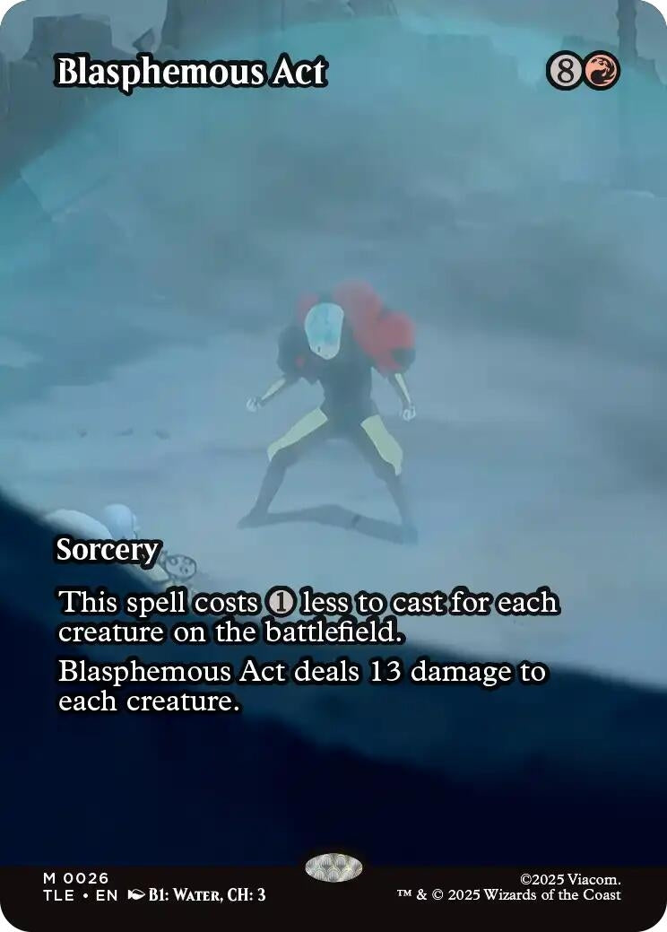 Image for Blasphemous Act (Borderless) (Avatar: The Last Airbender: Eternal-Legal) (26) - Magic: The Gathering