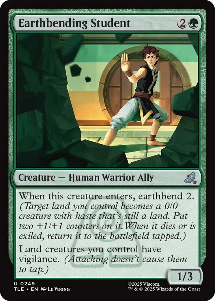 Image for Earthbending Student (Avatar: The Last Airbender: Eternal-Legal) (249) - Magic: The Gathering