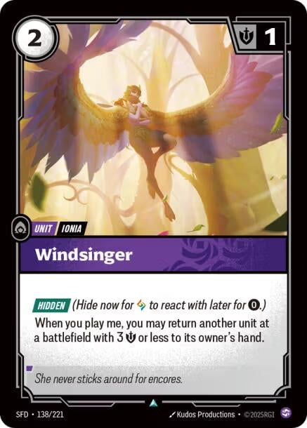 Image for Windsinger (Spiritforged) (138/221) - Riftbound: League of Legends Trading Card Game