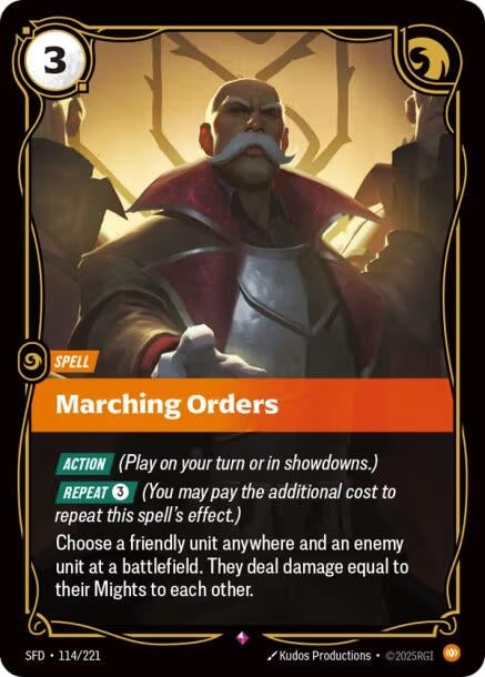 Image for Marching Orders (Spiritforged) (114/221) - Riftbound: League of Legends Trading Card Game