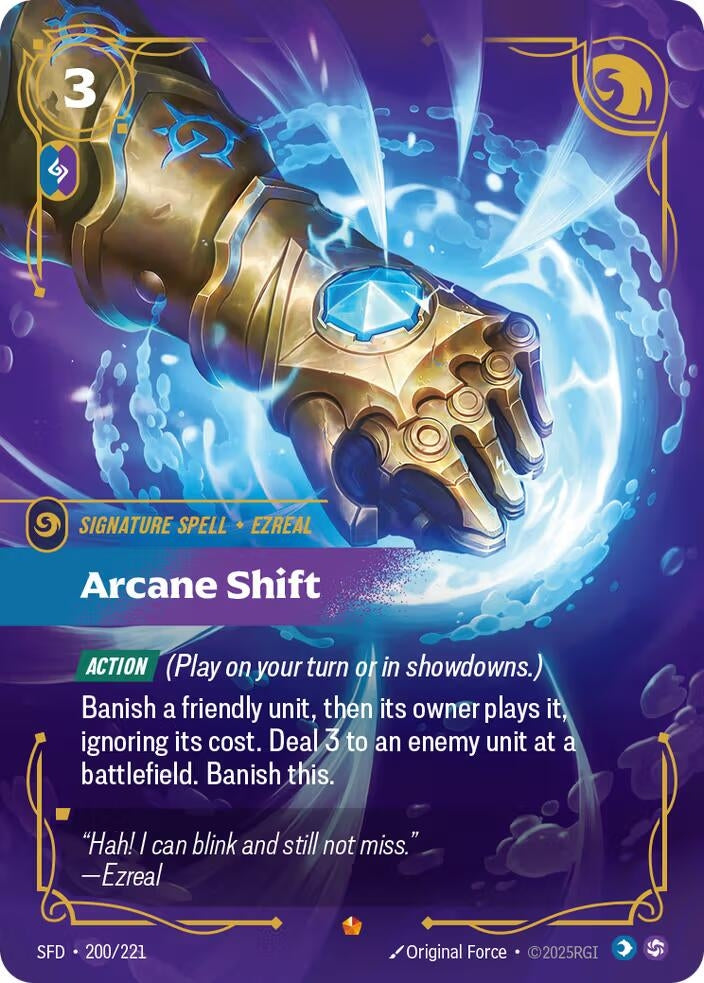 Image for Arcane Shift (Spiritforged) (200/221) - Riftbound: League of Legends Trading Card Game