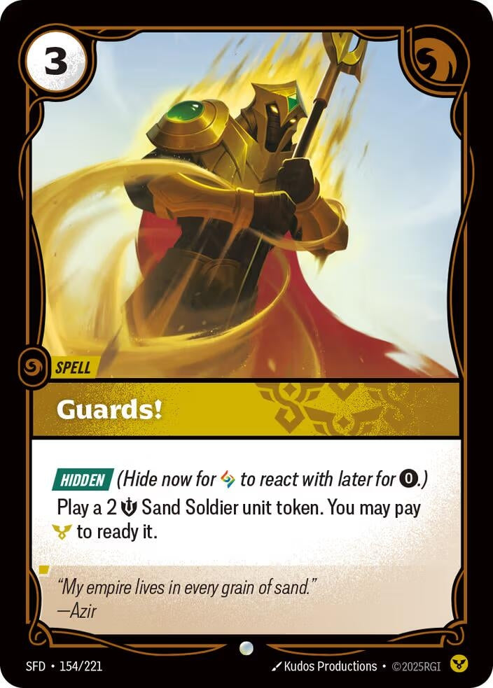 Image for Guards! (Spiritforged) (154/221) - Riftbound: League of Legends Trading Card Game