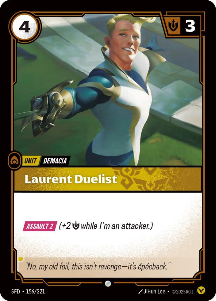 Image for Laurent Duelist (Spiritforged) (156/221) - Riftbound: League of Legends Trading Card Game