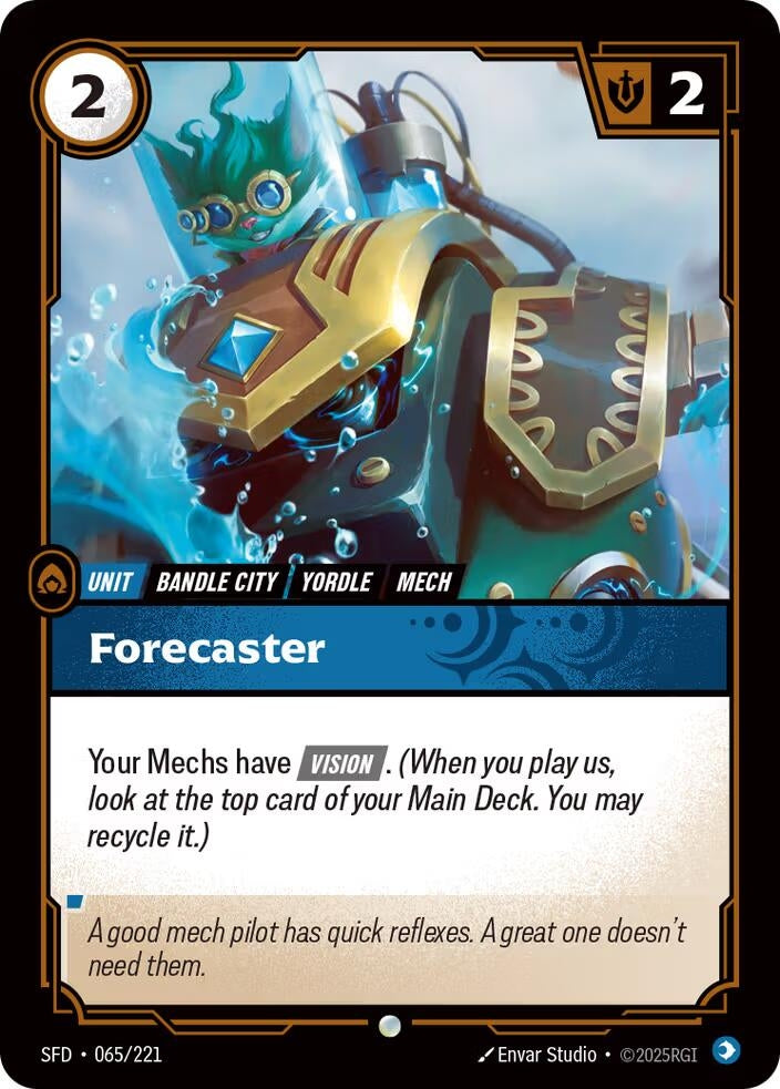 Image for Forecaster (Spiritforged) (065/221) - Riftbound: League of Legends Trading Card Game