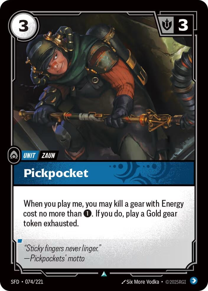 Image for Pickpocket (Spiritforged) (074/221) - Riftbound: League of Legends Trading Card Game