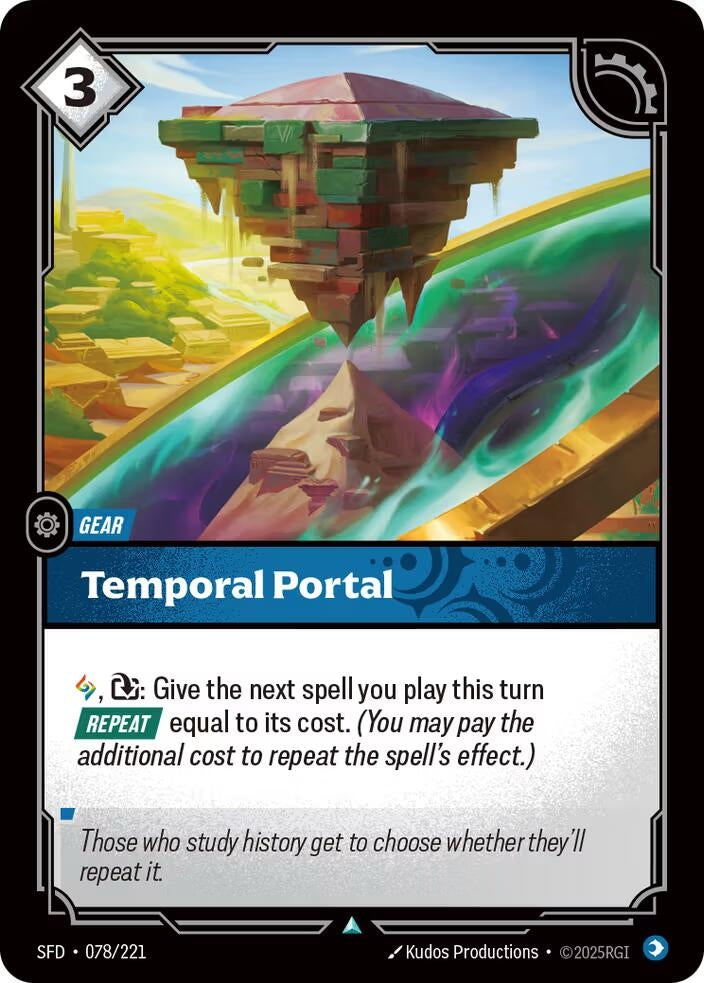 Image for Temporal Portal (Spiritforged) (078/221) - Riftbound: League of Legends Trading Card Game