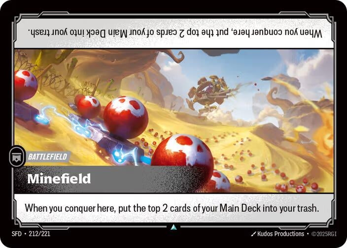 Image for Minefield (Spiritforged) (212/221) - Riftbound: League of Legends Trading Card Game