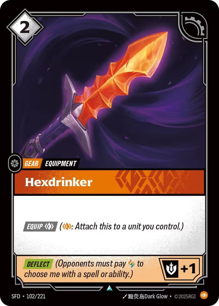 Image for Hexdrinker (Spiritforged) (102/221) - Riftbound: League of Legends Trading Card Game