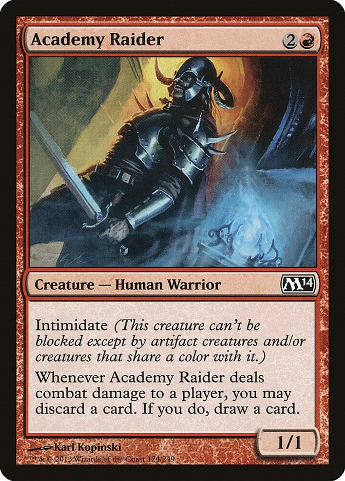 Image for Academy Raider (124) (M14) - Magic: The Gathering