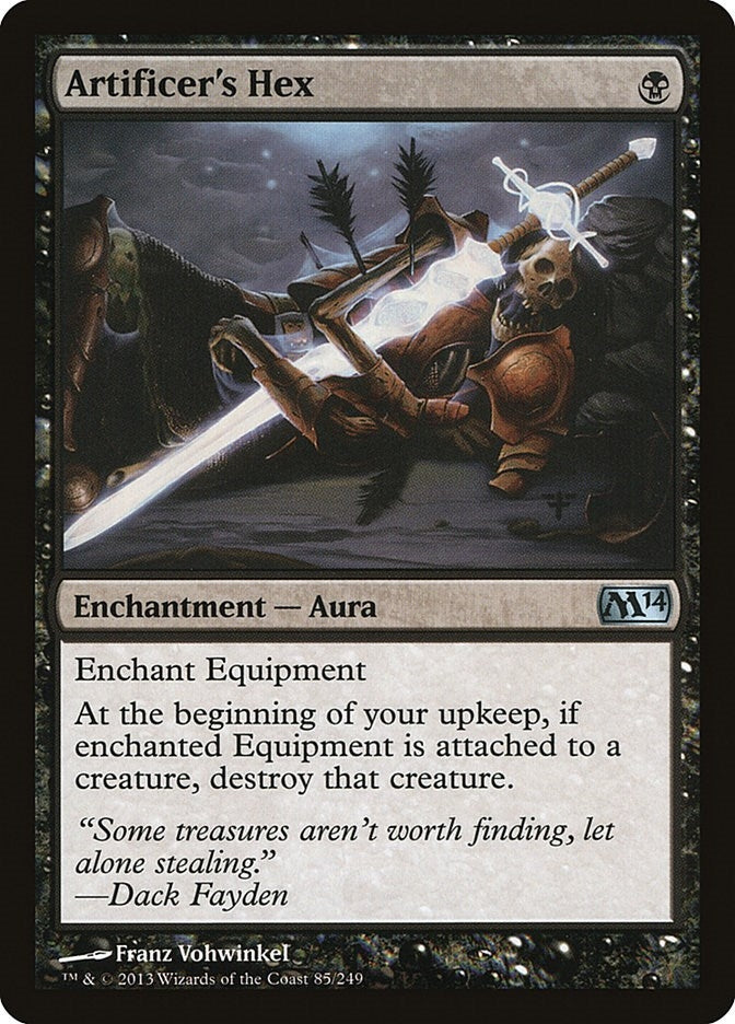 Image for Artificer's Hex (85) (M14) - Magic: The Gathering