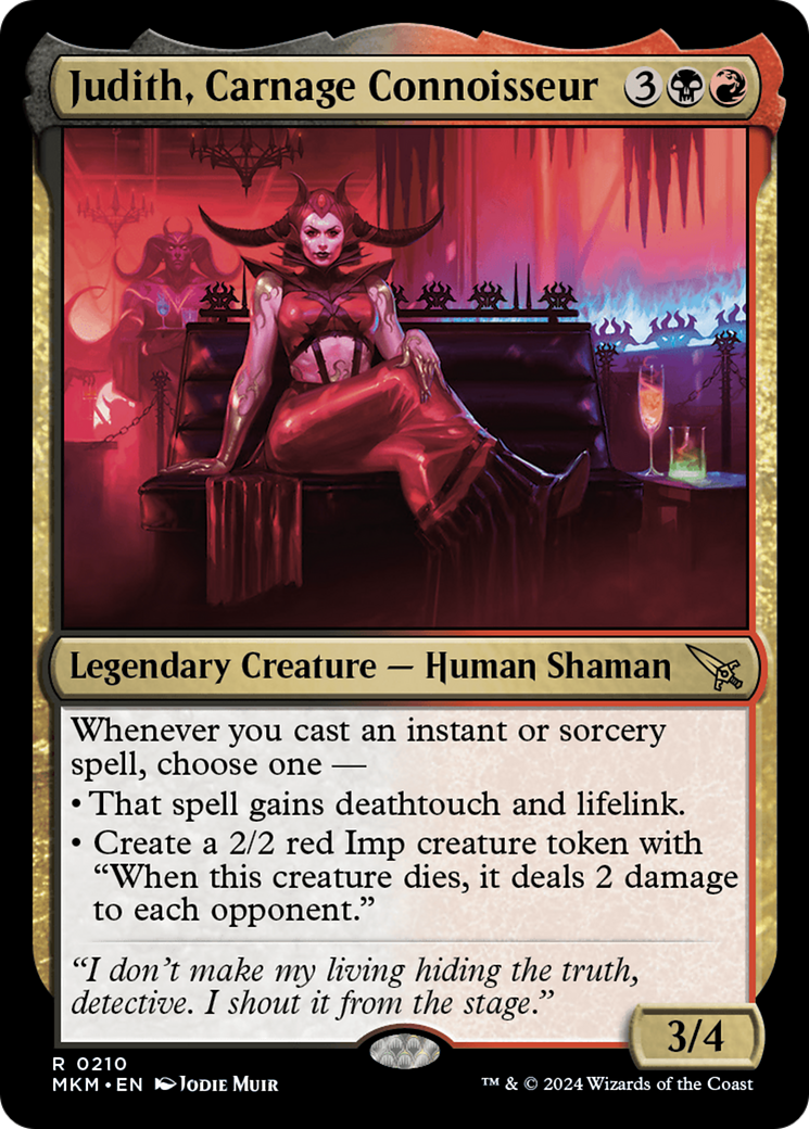 Judith, Carnage Connoisseur (210) (MKM)
