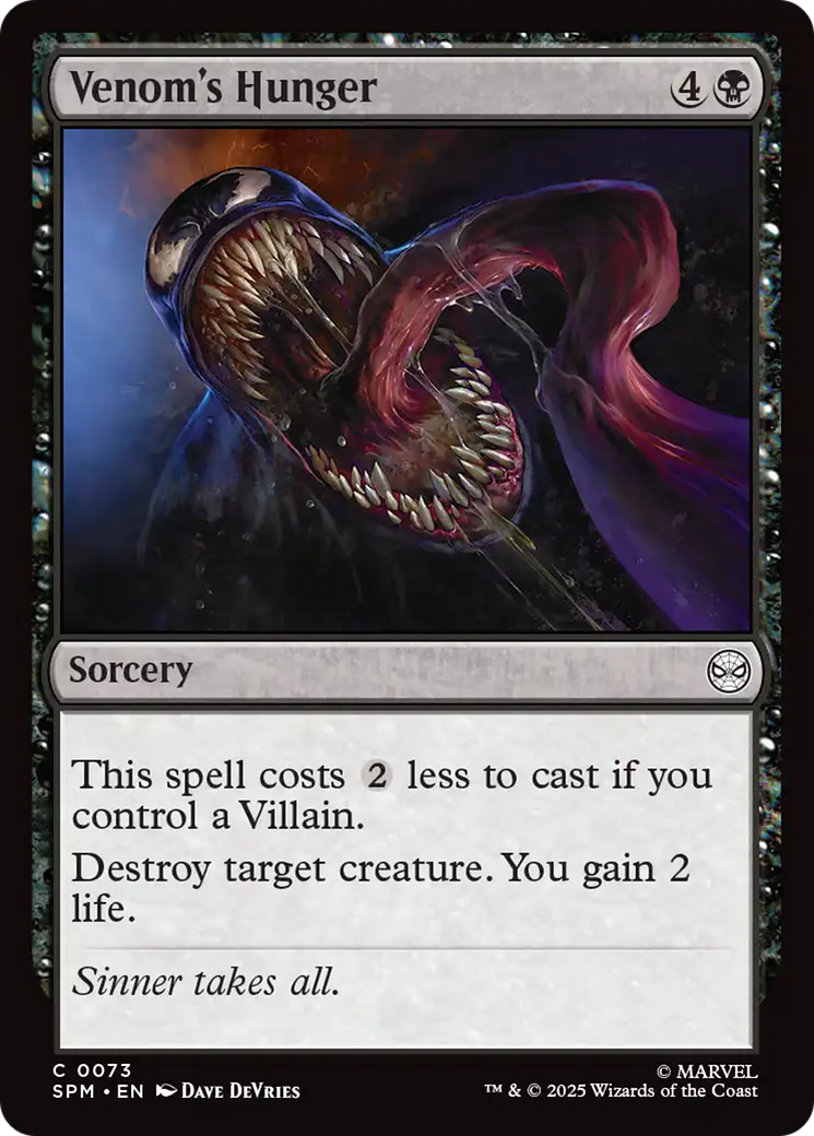 Venom's Hunger (73) (SPM)