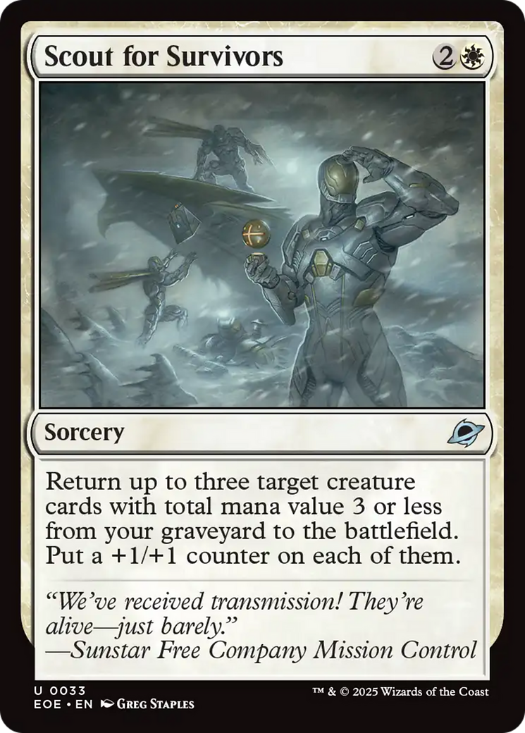 Scout for Survivors (33) (EOE)