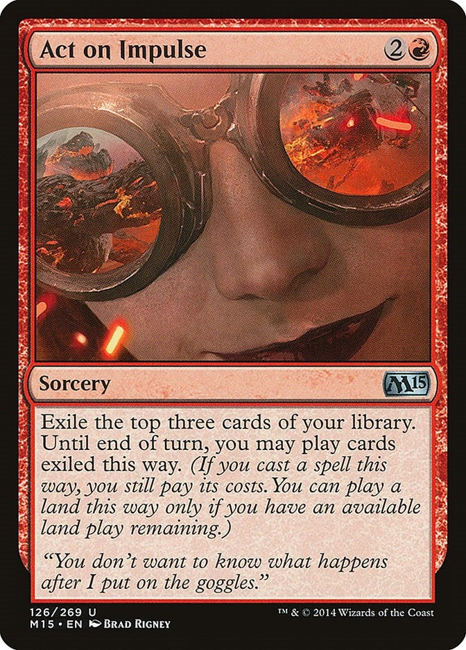 Image for Act on Impulse (126) (M15) - Magic: The Gathering