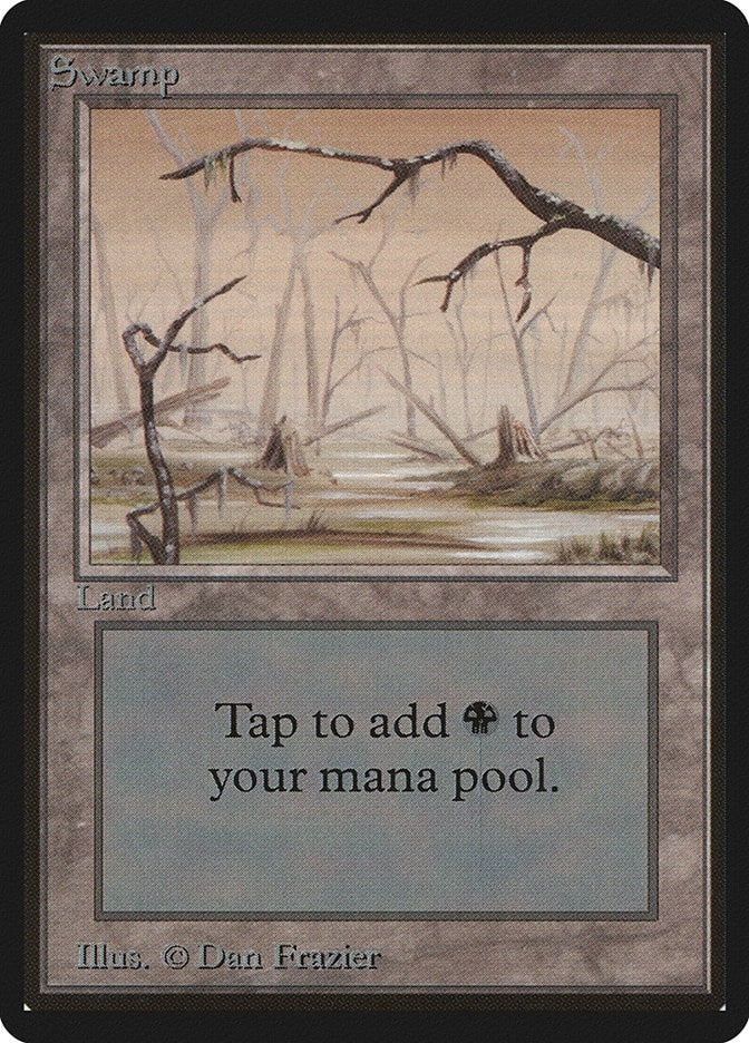 Image for Swamp (B) (LEB) - Magic: The Gathering
