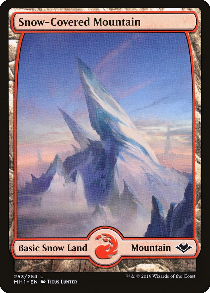 Snow-Covered Mountain (253) (MH1)