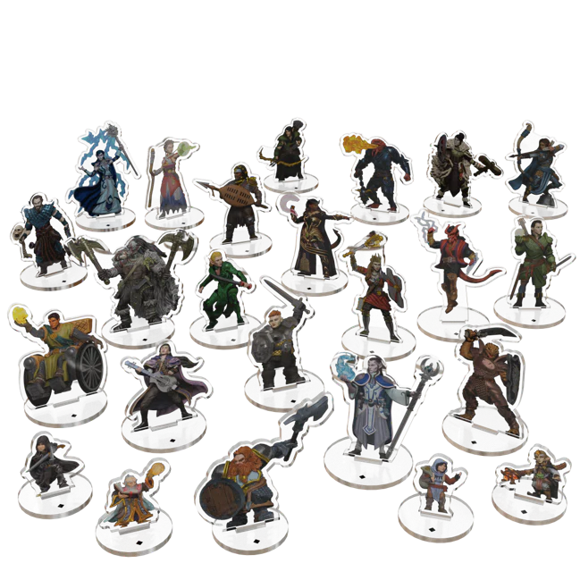 D&D IDOLS OF THE REALMS: WIZARDS & WARRIORS – 2D SET