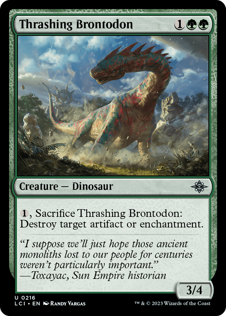 Thrashing Brontodon (216) (LCI)