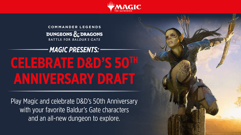 Baldur's Gate – 50th Anniversary Draft ticket