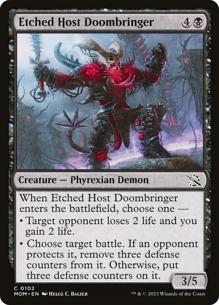 Etched Host Doombringer (102) (MOM)