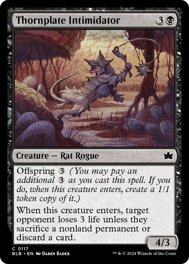 Thornplate Intimidator (117) (BLB)