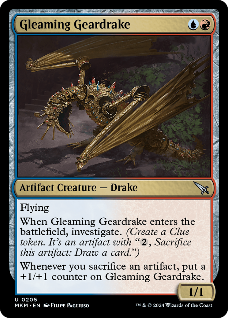 Gleaming Geardrake (205) (MKM)