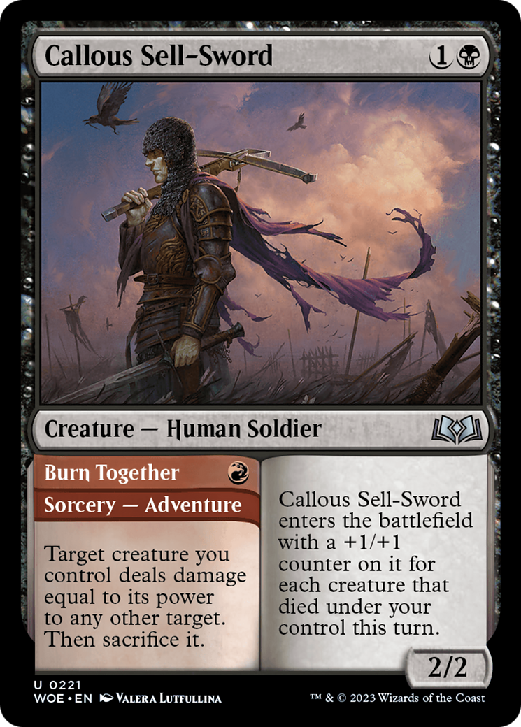 Callous Sell-Sword (221) (WOE)