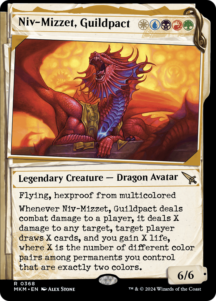 Niv-Mizzet, Guildpact (Showcase) (368) (368) (MKM)