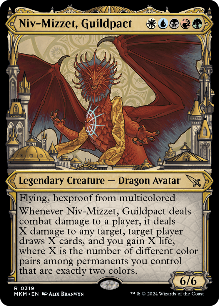 Niv-Mizzet, Guildpact (Showcase) (319) (319) (MKM)