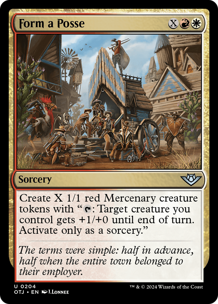 Form a Posse (204) (OTJ)