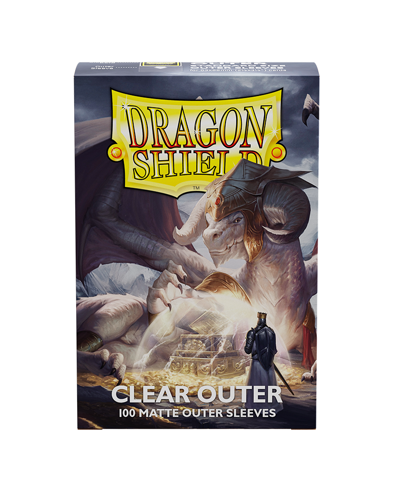 Dragon Shield Matte Outer Sleeve - Clear Outer