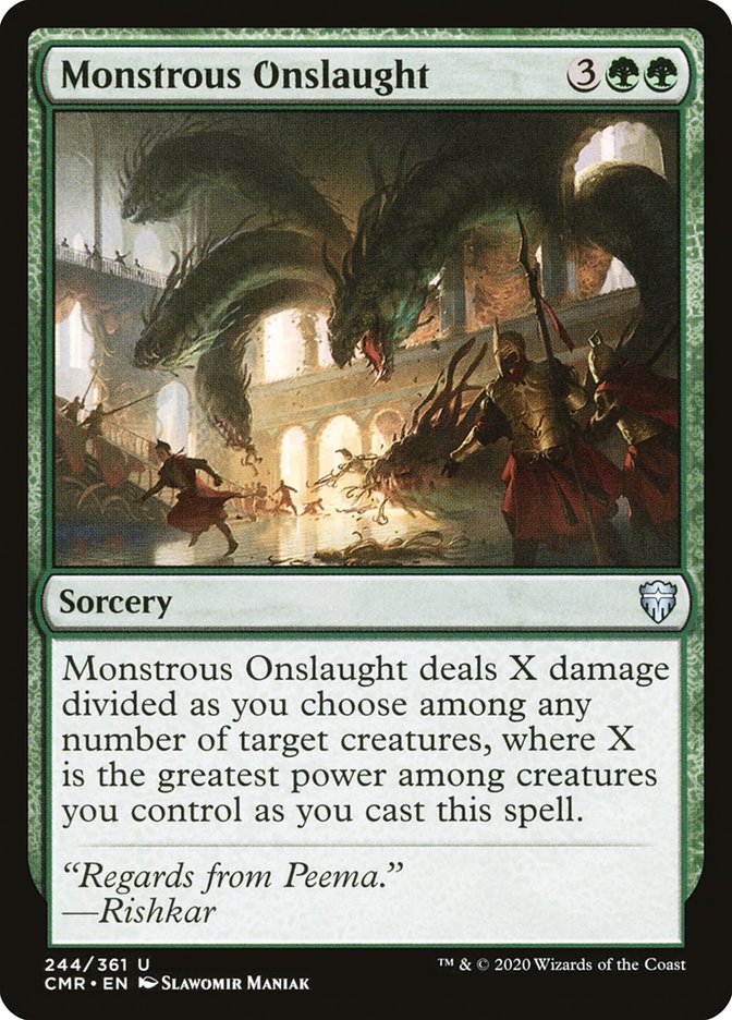 Monstrous Onslaught (244) (CMR)