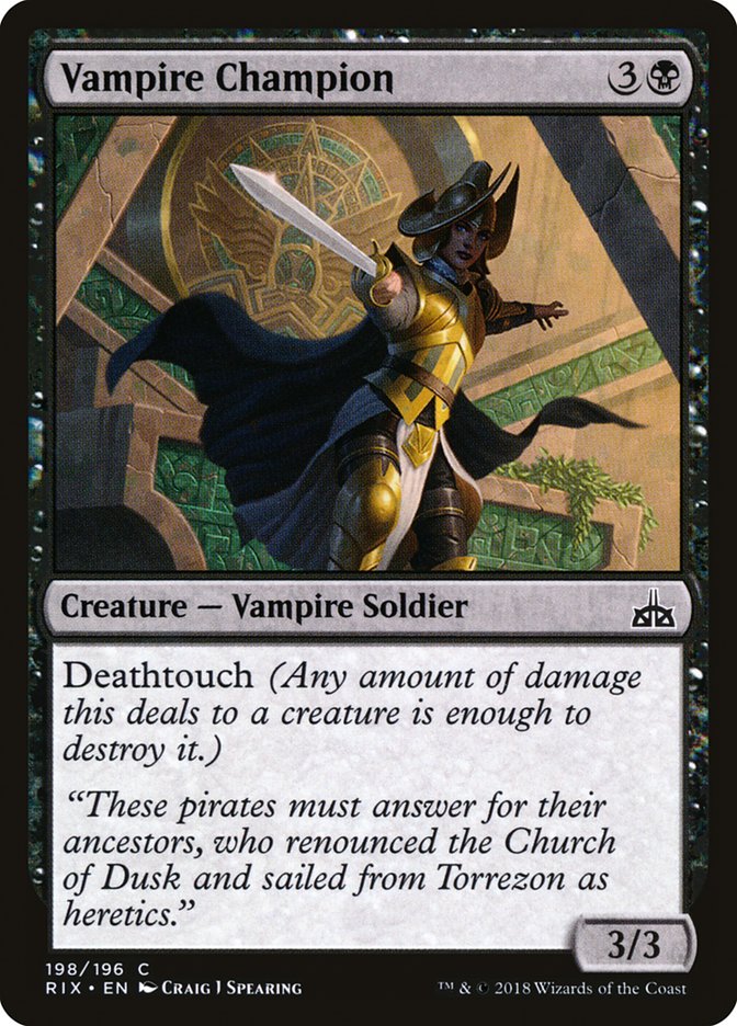Vampire Champion (198) (RIX)