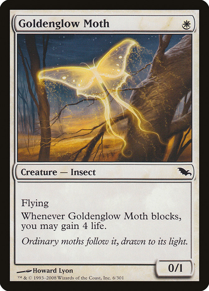 Goldenglow Moth (6) (SHM)