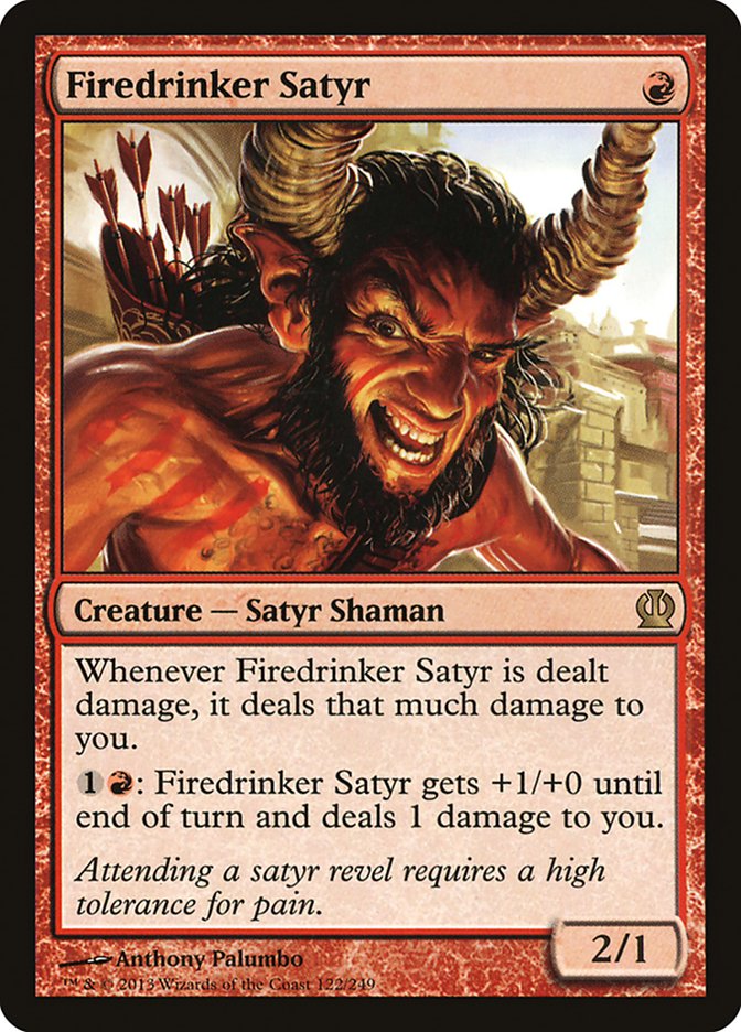 Firedrinker Satyr (122) (THS)