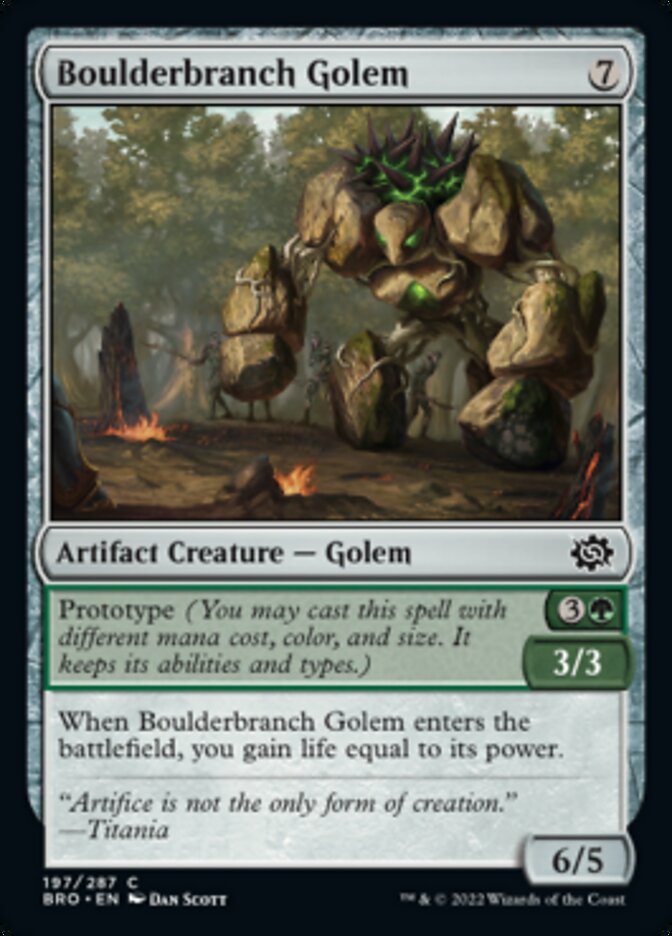 Boulderbranch Golem (197) (BRO)