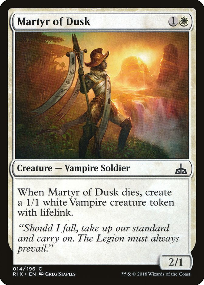 Martyr of Dusk (14) (RIX)