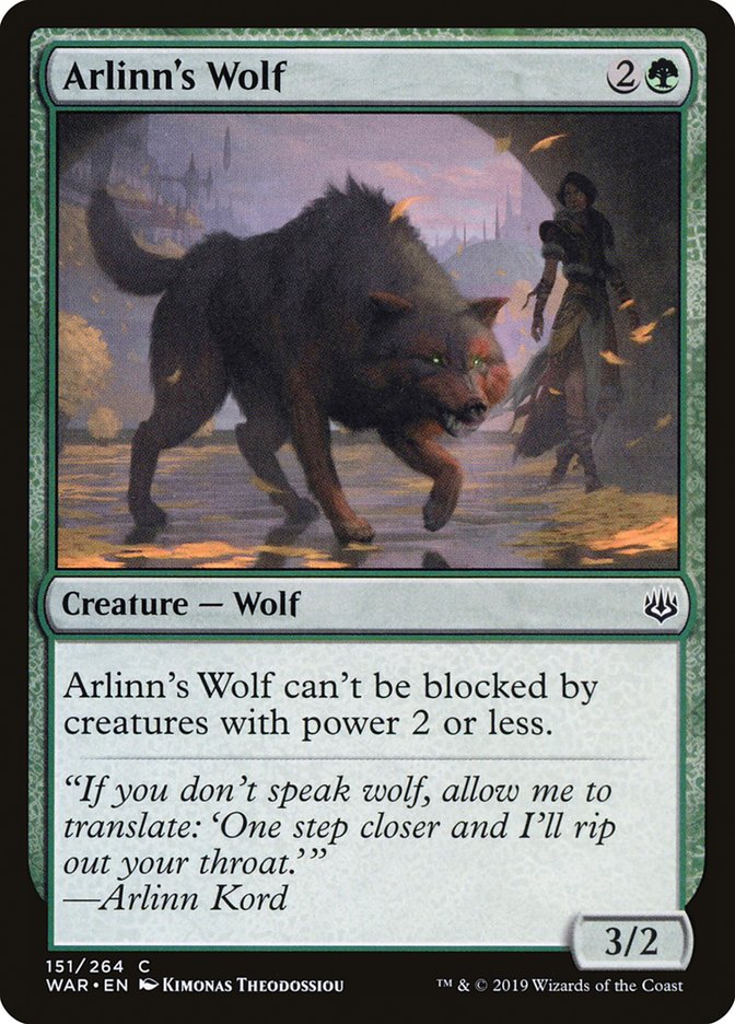 Arlinn's Wolf (151) (WAR)