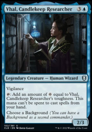 Vhal, Candlekeep Researcher (102) (CLB)