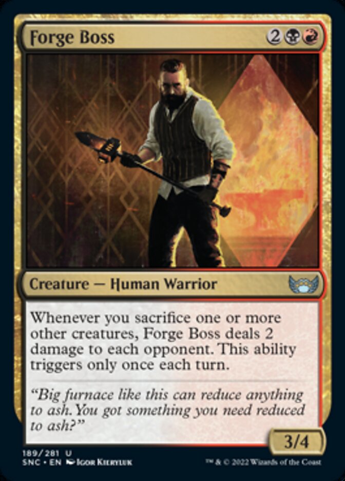 Forge Boss (189) (SNC)