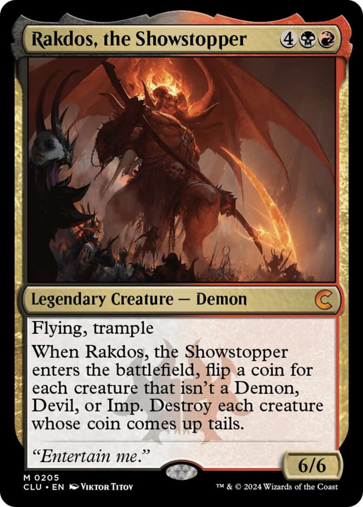 Rakdos, the Showstopper (205) (CLU)