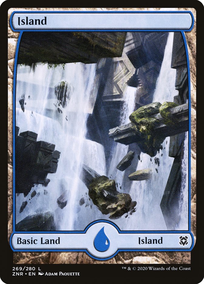 Island (269) - Full Art (269) (ZNR)