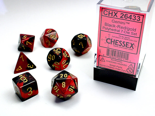 Chessex:  Gemini™ Polyhedral DICE SETS