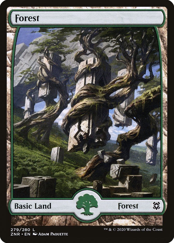 Forest (279) - Full Art (279) (ZNR)