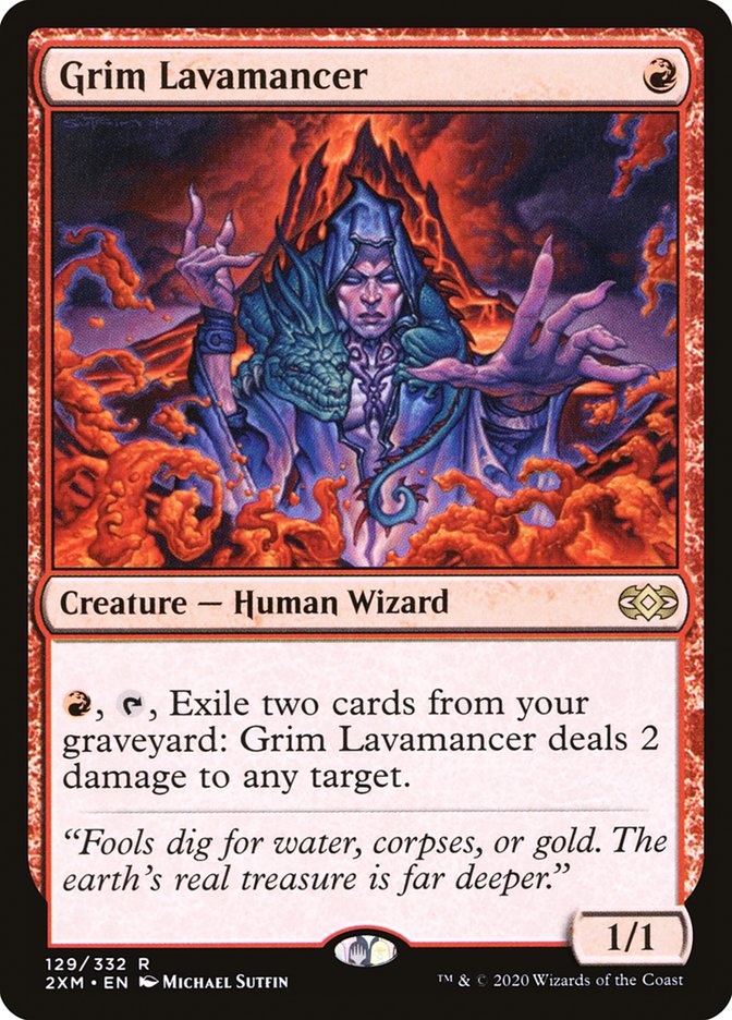 Grim Lavamancer (129) (2XM)