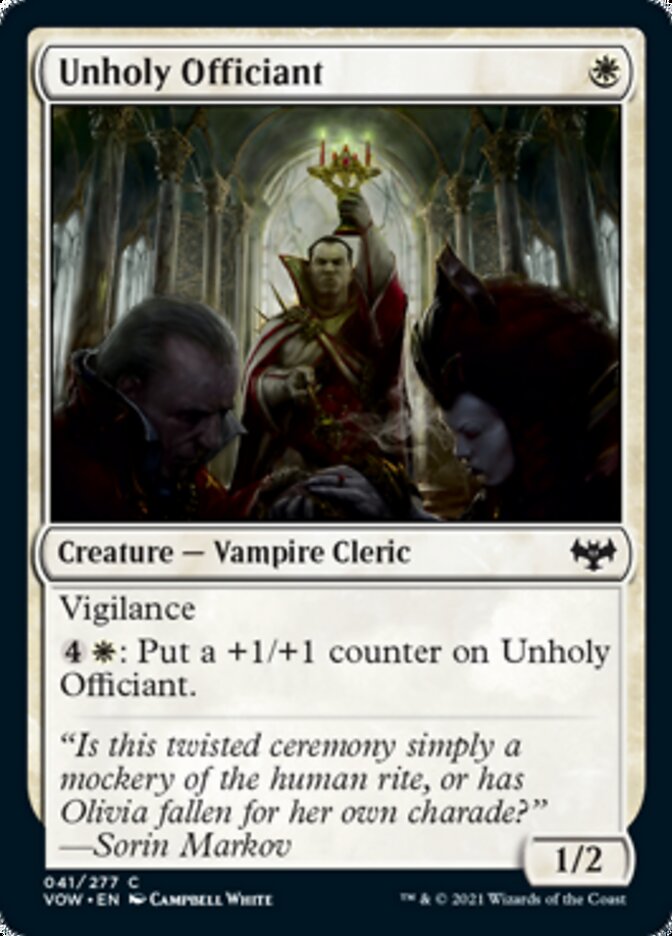 Unholy Officiant (41) (VOW)