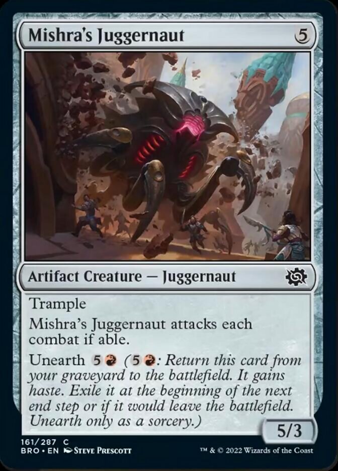 Mishra's Juggernaut (161) (BRO)