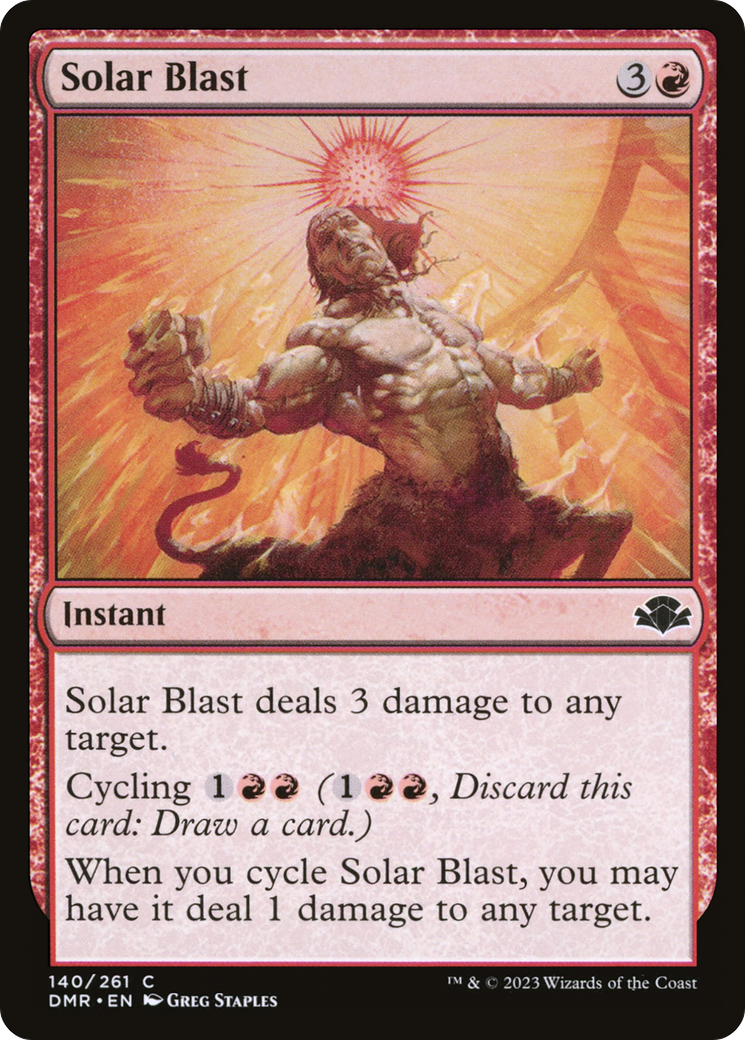 Solar Blast (140) (DMR)